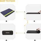 FUNDANGO Double Self Inflating Sleeping Pad for Camping Sleeping Mat with Built-in Pillow, Portable Lightweight Large Inflatable Foam Air Mattress 2 Person for Backpacking, Tent, Car,Travel, Outdoor