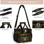 Pardick Camouflage Camo Skull Soft Cooler Bag Insulated Lunch Box for Men & Women, Large Leakproof Lunch Bag Portable Beach Cooler for Work, Picnic, Road Trips,Fishing, Travel, Camping,A-10