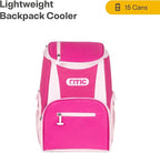 RTIC 15 Can Lightweight Backpack Cooler Soft Insulated Portable Bag for Lunch, Beach, Drink, Beverage, Travel, Camping, Picnic, Car, Hiking,