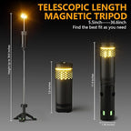 Telescopic Camping Light,10000mAh Rechargeable Camping Lantern,Collapsible LED Tent Light,IPX5 Waterproof, Magnetic & Portable
