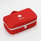 Portable Empty First Aid Kit Bag, Travel Medicine Pouch, Small Medical Bag (2 Pieces Blue)