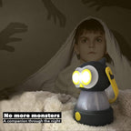 Outdoor Equipment LED Camping Lantern & Headlamp Set for Kids, FANT.LUX Battery Powered Night Light for Emergency, Hurricane, Lightweight Tent Lamp for Children (Owl Set)