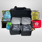Entropy Survival Dog Emergency Kit – 72-Hour Disaster Preparedness Kit for Dogs with Pet First Aid, Emergency Food, Water Rations, Leash & Waste Bags | Hurricane Evacuation Kit for Dogs