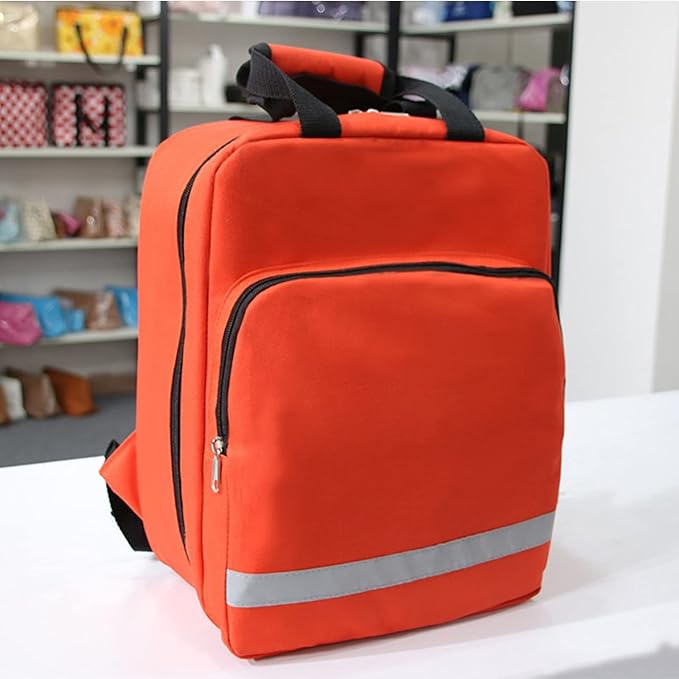 Emergency Medical Supplies Safety, Outdoor Tactical First Aid Kit Bag Climbing Utility Pouch or Home Car Hunting Workplace Camping Travel(Only Backpack)