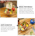 Stainless Steel Camping Cookware Pot with Bamboo Chopping Board, Camping Mess Tin with Foldable Handle and Lid, Applicable for Camping Hiking BackPacking (30oz)