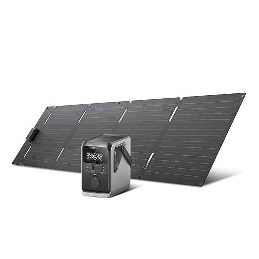 EF ECOFLOW TRAIL 300 DC Solar Panel with 60W Solar Generator, 288Wh LiFePO4 Power Bank, Power Station, for Camping, Travel, and Emergency Power