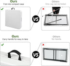 VINGLI Fold in Half Folding Fish Cleaning Table with Sink, Bi-Folding Outdoor Portable Camping Game Sink Table,Fish Fillet Cutting Table with Drainage Hose for Patio Backyard BBQ
