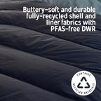 Kelty Supernova Down Sleeping Bag, Compact + Lightweight, Roomy Shape for All Body Types and Sleep Positions, Recycled Shell Fabrics