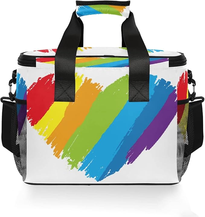 AUUXVA Cooler Bag Large Camping Cooler Tote Lunch Cooler Bag Leakproof Insulated Waterproof Lunch Box