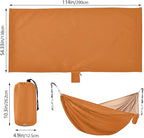 Chocolate Hammocks with Straps Camping Hammock for Hiking 114" x 54"
