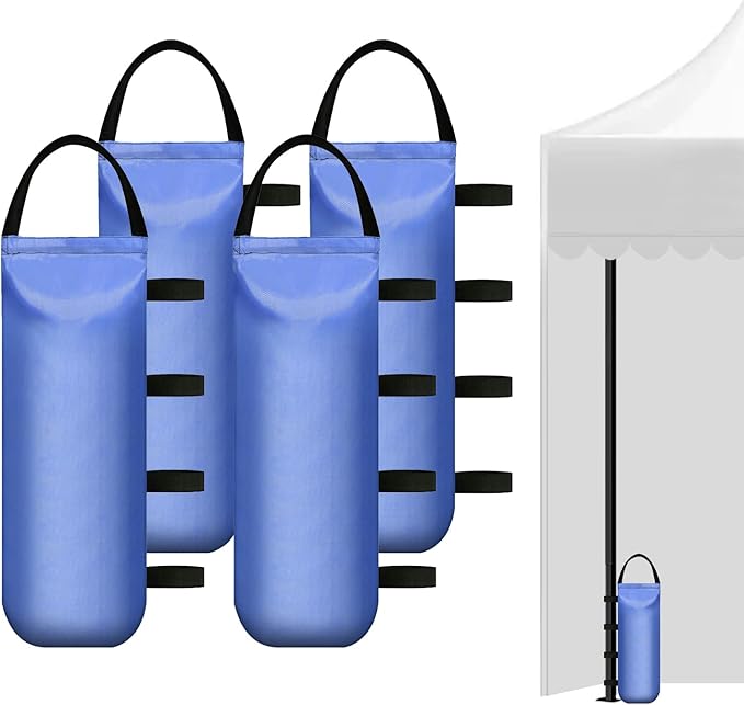 112 LBS Heavy Sand Bags for Canopy Outdoor Advertising Tent Sunshade Fixed Windproof Pop up Canopy Tent (Without Sand) 4-Pack