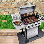 Under Grill Mat,Premium 36"x48"Absorbent Oil Protective mats for Deck &Patio,Grill Mat for Deck,Under Grill Floor Pad to Protect Deck,BBQ Mat for Under BBQ,Waterproof,Reusable