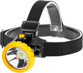 Rechargeable LED Mining Headlamp for Hard Hat Helmet, Explosion-Proof Waterproof Miner Headlight with Clip, Coal Mining Flashlight for Hunting, Fishing, Camping, Construction, Caving, Repair