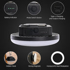 10000mAh Rechargeable Tent Light 3 Lighting Modes, 4000LM LED Portable Camping Lantern, IPX5 Waterproof, 30W Hanging Tent Light with Magnet, for Emergency & Gift