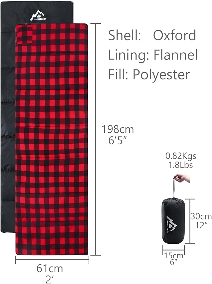 Heated Sleeping Bag pad, Heated Sleeping Bag Liner, 5 Heating Zones, Operated by 5V/3A Type-C Battery Power Bank (Battery NOT Included) or Other Type-C Power Supply. Type-C.