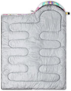 HOSIMA Dear Hunting Pattern Cold Weather Sleeping Bags for Kids Adults,Black Light Weight Waterproof Sleeping Bags for Outdoors Hiking.