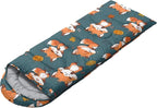 HOSIMA Dear Hunting Pattern Cold Weather Sleeping Bags for Kids Adults,Black Light Weight Waterproof Sleeping Bags for Outdoors Hiking.