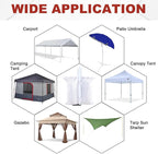 ABCCANOPY Canopy Weights 120 LBS Tent Sand Bags,4-Pack White (Without Sand)
