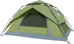 Night Cat Instant Popup Tents 2-3 Persons with Footprint Tarp Easy Setup Camping Tent with Rainfly Double Layers Waterproof Automatic Hydraulic Mechaism