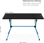 Helinox Table Four Oversize, Packable Camping Table, Black