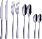 Flatware Sets 4pcs/Set Golden ?Portable Stainless Steel Cutlery Complete of Dining Tableware Kitchen Gadget Sets Dinner Forks Knives Spoon