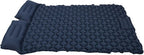 Asixxsix Double Sleeping Pad, Self Inflating Camping Mattress with Foot Pump Pillow for Backpacking Adults Couples (Blue)