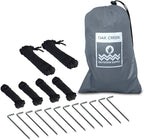 Oak Creek Advanced Hammock Rain Fly. 110 Inch Multipurpose Rainfly for Hammocks. Provides Protection from The Elements. Lightweight Waterproof Tarp Works with Any Camping Hammock