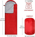 Macarrie 10 Pcs Bulk Sleeping Bags for Homeless Donation Shelter Adults 0 Degree Waterproof Sleeping Bags with Compression Sack for Cold Weather Emergency Hiking Camping Warm