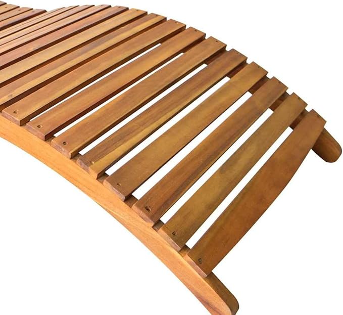 Sun Loungers 2 pcs with Cushions Solid Acacia Woodcamping Chairs Tanning Chair Outdoor Lounge Chairs Recliner chairSuitable for Gardens, courtyards