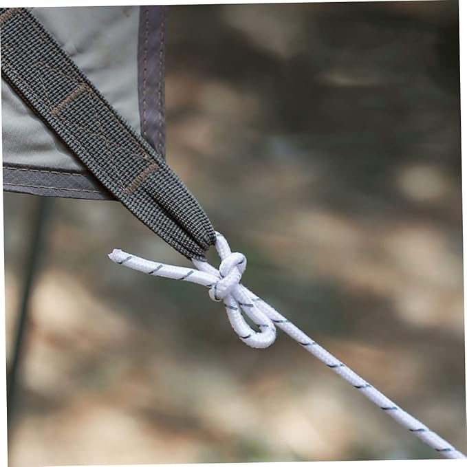 4pcs Tent Ropes for Camping Tent Fixing Ropes Reflective Canopy Supplies
