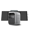 EF ECOFLOW Solar Generator DELTA 3 Plus with 400W Solar Panel (2024 New), 1000W Solar Input, LFP(LiFePO4) Battery, Portable Power Station for Home Backup Power, Camping & RVs