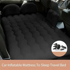 Camping Inflatable Mattress, Car Inflatable Bed, Automatic Pump Air Mattress, Portable Sleeping Mat, Long-Distance Travel Comfort Accessories (Black)