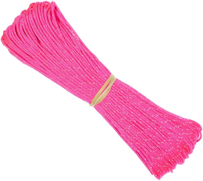 Paracord Planet 1.8mm Fluorescent Reflective Guyline Tent Rope Cord Camping Paracord