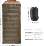 Teton Celsius Regular, 25F, 20F, 0F Degree Sleeping Bags, All Weather Bag for Adults and Kids, Camping Made Easy and Warm, Travel Sack Included
