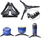 Camping Cookware Kit with Stove Outdoor Cooking Set with Knife Fork Spoon Outdoor Pot Travel Tableware Kitchen Hiking Picnic BBQ