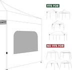 COOSHADE Instant Canopy SunWall 10x10 Canopy SideWall for Pop up Canopy Tent, 1 Pack Sidewall with Mesh Window Only, Black