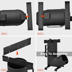 Stanbroil Portable Rocket Stove Cooking Ovens, Wood Burning Stove for Outdoor Cooking, Backyard, Camp Cooking and Off-Grid