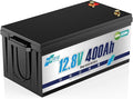 12V 400Ah LiFepo4 Battery, Rechargeable Lithium Batteries with 200A BMS, UP to 5000+ Deep Cycles, Perfect for Boat, Marine, RV, Solar, Trolling Motor