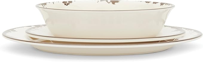 Fox Run Melamine Dinnerware Set, Multicolor, 12 Piece