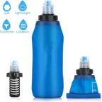 Filter Water Bottle – Foldable Sports Bottle with Built-In Filtration System for Safe Drinking and Hydration on the Go| Portable Water Purifier for Outdoor Survival, Use, Camping, Hiking, Ba