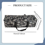 Yiju Tent Storage Bag Carrying Bag Lightweight Heavy Duty Storage Organizer Stuff Pouch for Trekking Backpacking Beach Hiking BBQ, M