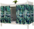 Dorm Bottom Bunk Bed Curtains Privacy Curtains 350g Dustproof Breathable Single Bed Blackout Curtains Panels Privacy Underbed Loft Bed Canopy Tent Curtain Shading Drapes for Dorm College Home 2 panels