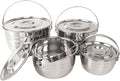 Compatible for NOBANA&CLS Outdoor Tableware Stainless Steel Set Pot Thickened Picnic Barbecue Multi-Purpose Portable Camping Hanging Soup