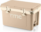 RTIC Ultra-Light 32 Quart Hard Cooler Insulated Portable Ice Chest Box for Drink, Beverage, Beach, Camping, Picnic, Fishing, Boat, Barbecue, 30% Lighter Than Rotomolded Coolers