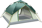 SFKLYU Outdoor Camping Tent 3/4 Person Waterproof Camping Tents Windproof Outdoor Backpacking Tent for Travel Hiking