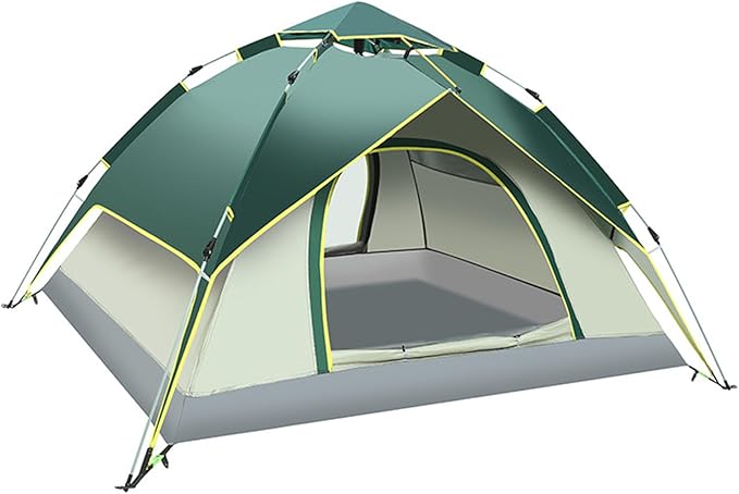 SFKLYU Outdoor Camping Tent 3/4 Person Waterproof Camping Tents Windproof Outdoor Backpacking Tent for Travel Hiking