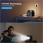 Power Station, 150W Portable Power Station 122.8Wh Solar Generator Bank with AC 110V LED Flashlight for Camping Home RV,for Outdoor Camping Home