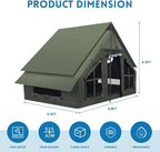 Inflatable Camping Tent with Pump, 4 Season Inflatable Tents for Camping, Inflatable House Tent Waterproof Easy Setup Glamping Tent