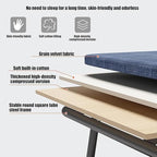Roller Skating Shoe Design Camping Cot, Portable Folding Bed for Travel/Room/Office/Home Nap, Folding Cot with Mat for Adults