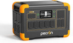 pecron Portable Power Station E1000LFP, 1024Wh LiFePO4 Battery Backup, 1800W AC/100W USB-C Output, Fast Charging Solar Generator for Home Use, Camping, RV, Emergencies